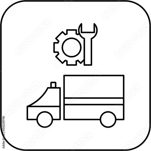 ambulance repair icon design
