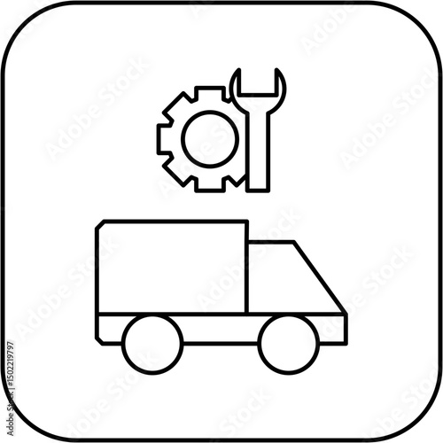 ambulance repair icon design