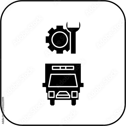 ambulance repair icon design