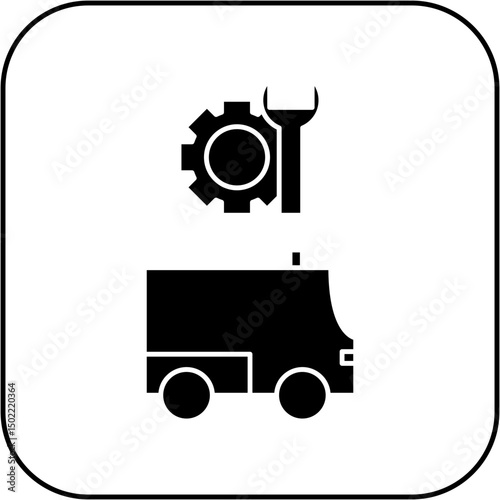 ambulance repair icon design