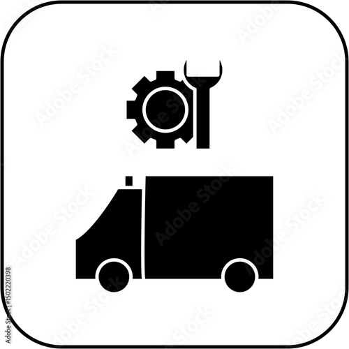 ambulance repair icon design