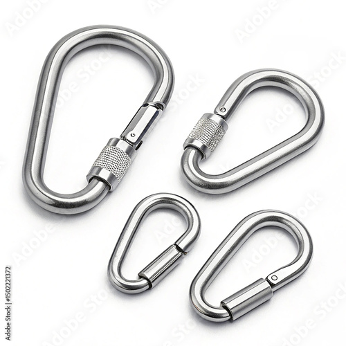 Set of carabiners for gear attachment photo