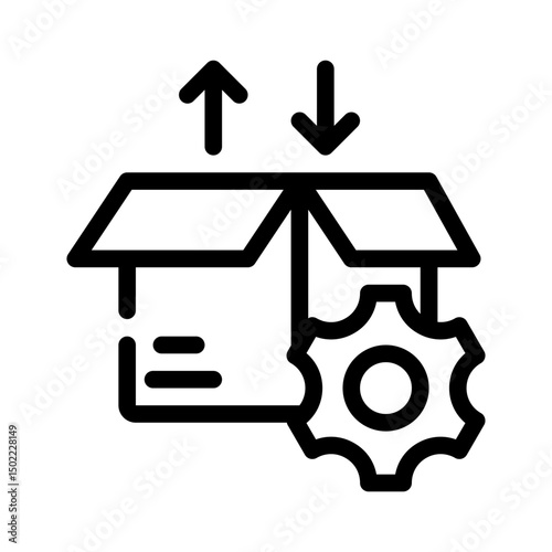 SaaS version line icon