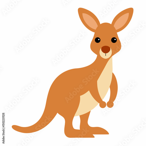 kangaroo vector illustration