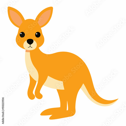 kangaroo vector illustration