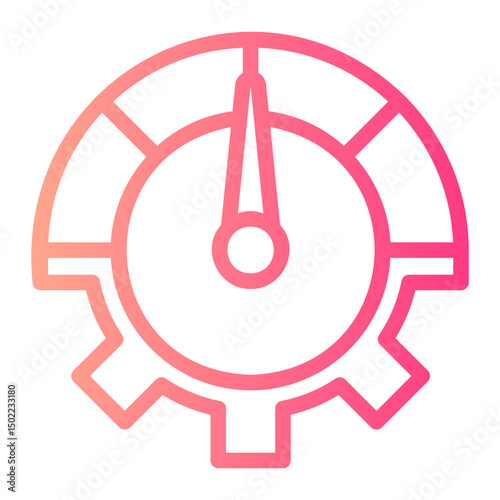 dial gradient icon