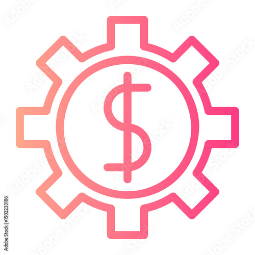 money gradient icon