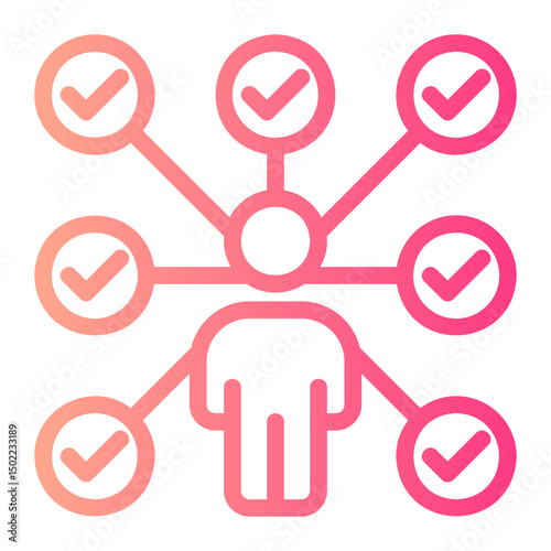person gradient icon