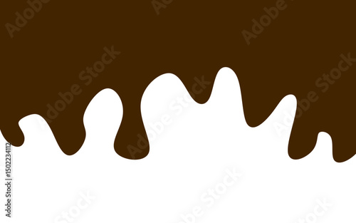 chocolate melted wave Background. chocolate fluid background. chocolate liquid.