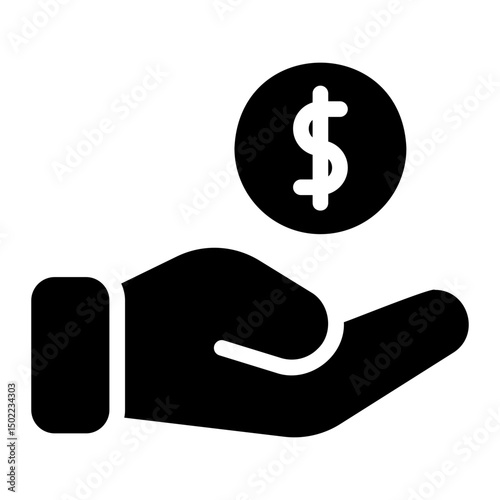 payment glyph icon