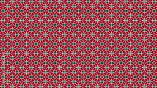 Geometric abstract floral repeat seamless pattern design for home decor and textile design.
