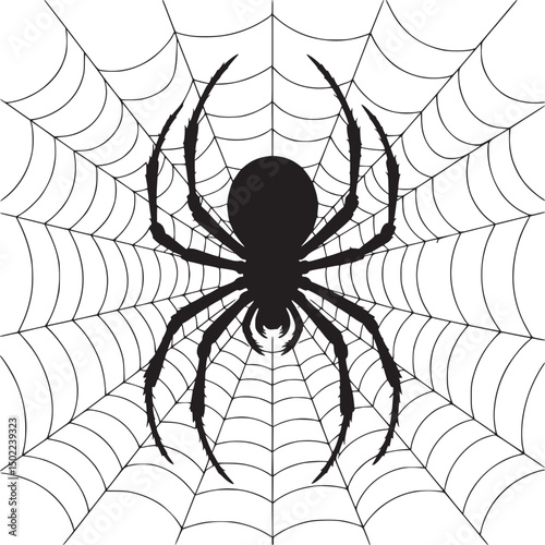 spider on a web