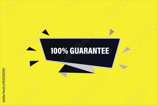 sale extended, 100% guarantee, for websites, application Design, Element, learn, stay, template, 100% guarantee, design, level, sign, speech, bubble  banner, modern, symbol, click. 
