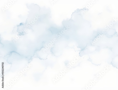 Horizontal ban topaz watercolor cloud design upscale