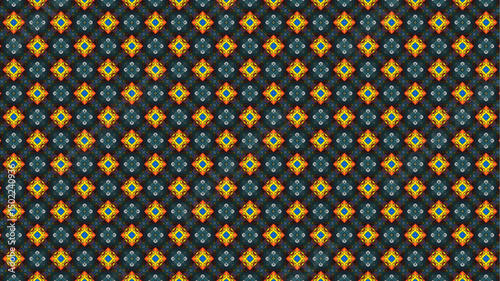 Geometric abstract organic seamless pattern vector design.