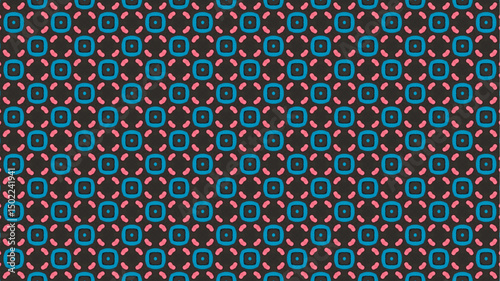 Geometric abstract organic seamless pattern vector design.