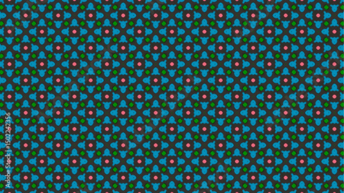 Geometric abstract organic seamless pattern vector design.