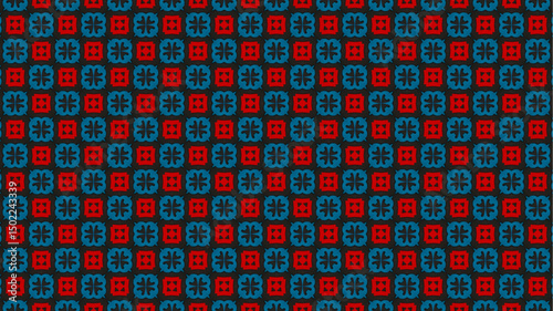 Geometric abstract organic seamless pattern vector design.
