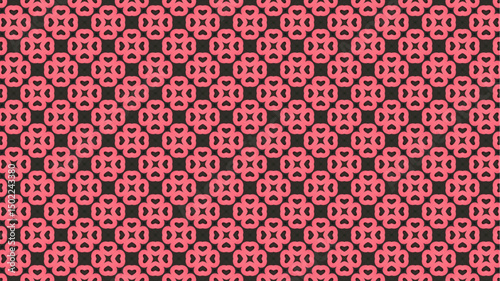 Geometric abstract organic seamless pattern vector design.
