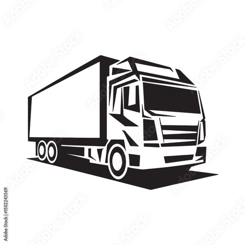 Truck Logo Design Vector 