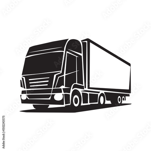Truck Logo Design Vector 