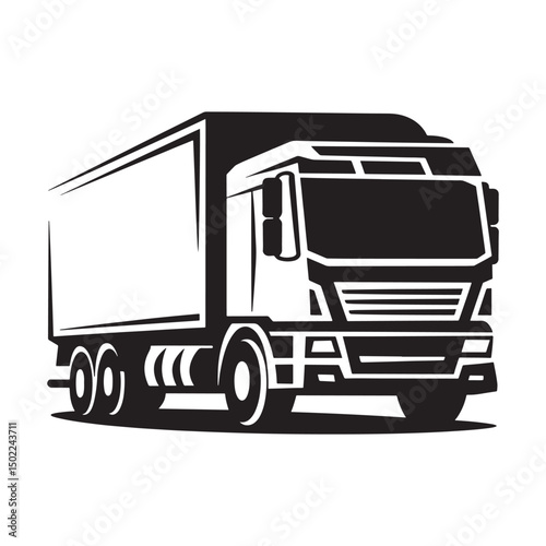 Truck Logo Design Vector 