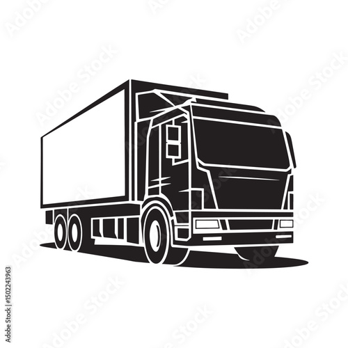 Truck Logo Design Vector 