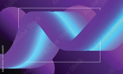 vibrant abstract background featuring smooth, flowing lines in shades of purple and blue, creating dynamic and modern visual effect