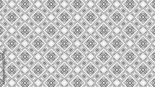 Geometric abstract organic seamless pattern vector design.