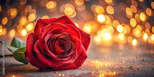 Red Rose Bokeh Photography, Closeup Rose, Romantic Rose Image, Soft Focus Flower, Laying Rose, Red Flower Bokeh, Beautiful Rose Photo