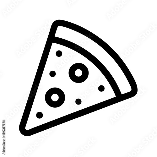 pizza slice icons, vector .white background