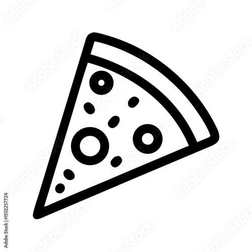 pizza slice icons, vector .white background