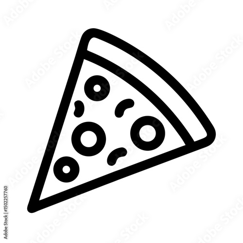 pizza slice icons, vector .white background