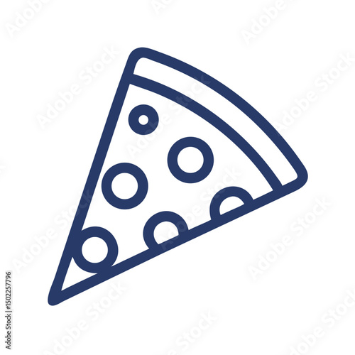 pizza slice icons, vector .white background