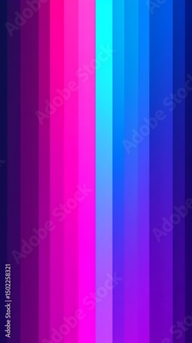 Vibrant vertical color gradient