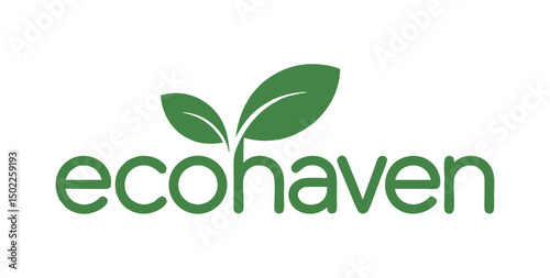 Eco Haven Leaf Logo
