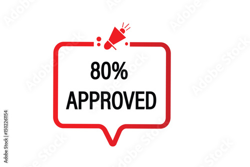 sale extended, 80% approved, for websites, application Design, Element, learn, stay, template, 100% secure, design, level, sign, speech, bubble  banner, modern, symbol, click. 
