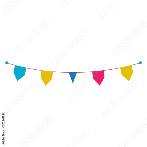 Colorful Fiesta Flag