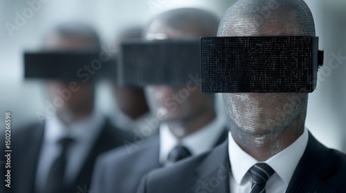 Anonymous Businesspeople in VR E Learning Training