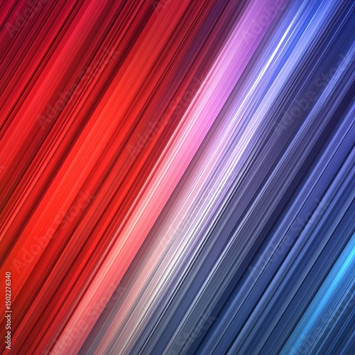 Abstract diagonal lines of vibrant color gradients