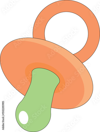 Baby Pacifier Newborn Vector Element