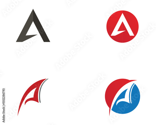 Free Download A  business Letter Logo and symbol Template Vector icon - GFXLoad