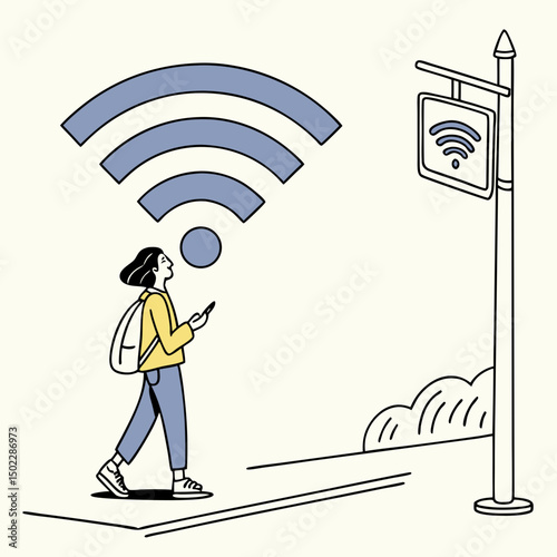 wifi symbol icons, vector .white background