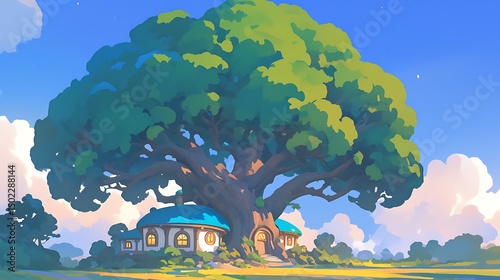 Treehouse Meadow Landscape