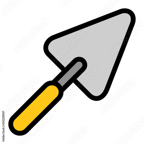 cement trowel icon	