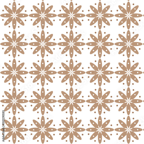 seamless pattern with snowflakes