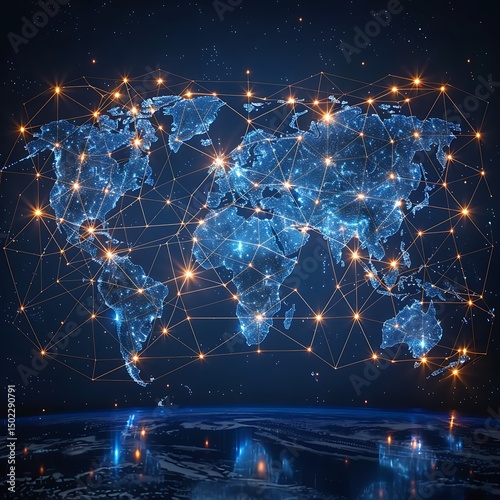 Global network, interconnected world
