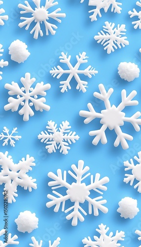 Winter Snowflake Pattern