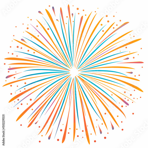 Firecrackers isolated 