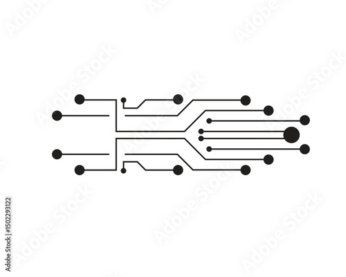 Abstract future digital science technology concept..